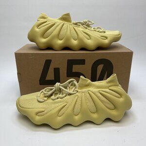 Adidas Yeezy 450 Sulfur Sneakers Men’s Sz 9.5 US HP5426 Yellow Casual Kanye West